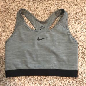 Gray Nike Bra